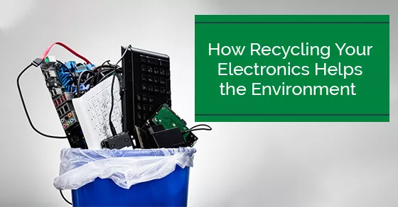 Le recyclage de l'électronique aide l'environnement - eCycle Solutions